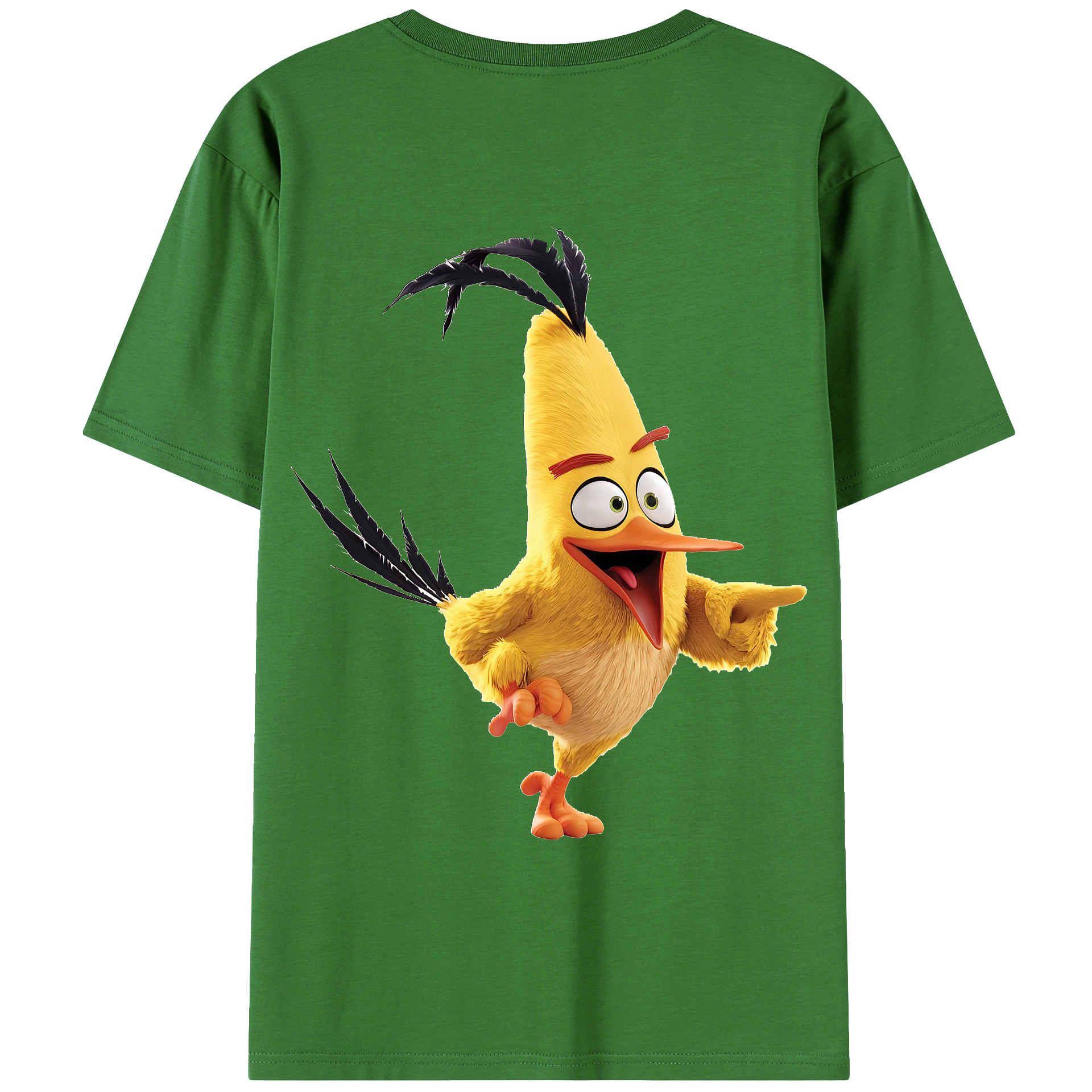 （画像用） Angry Birds アングリーバード レディース半袖Tシャツ(バックプリント)